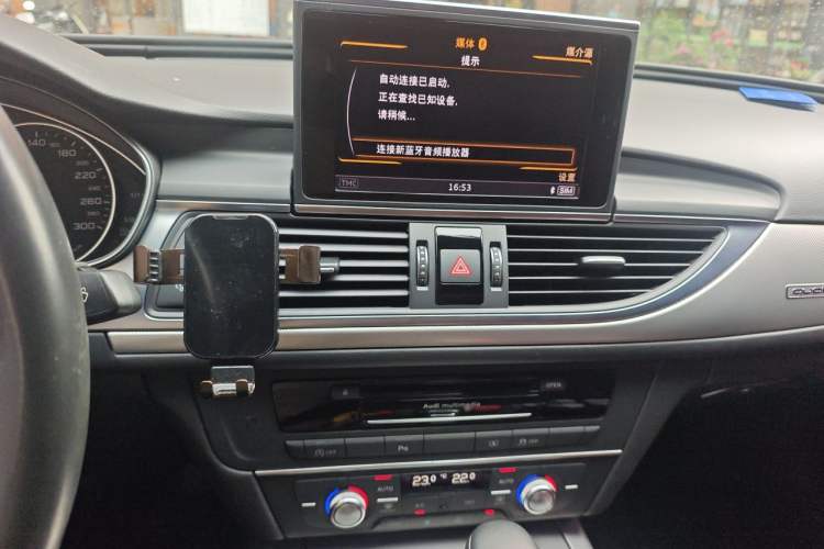 Used Audi A6L 2018 30th Anniversary Edition 45 TFSI quattro Sport model Audio And AC Panel