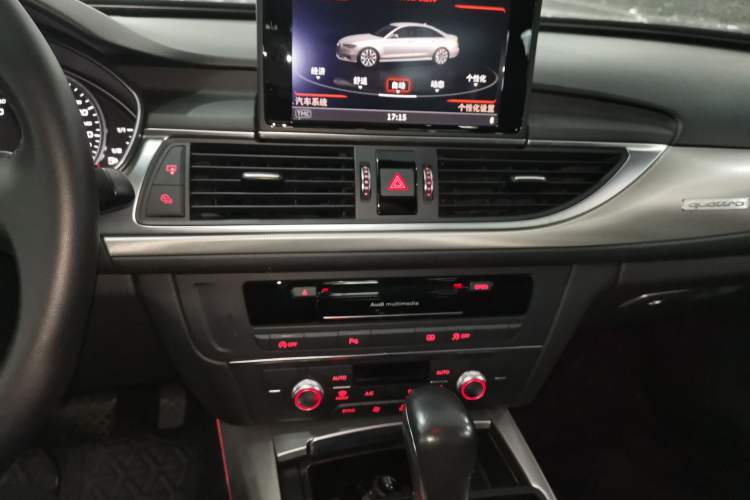 Used Audi A6L 2018 30th Anniversary Edition 45 TFSI quattro Sport model Audio And AC Panel
