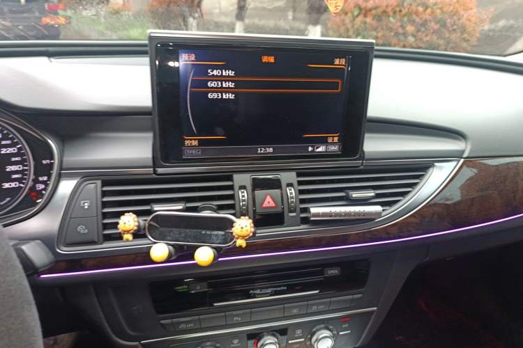 Used Audi A6L 2018 30th Anniversary Edition TFSI Trendy Model Audio And AC Panel