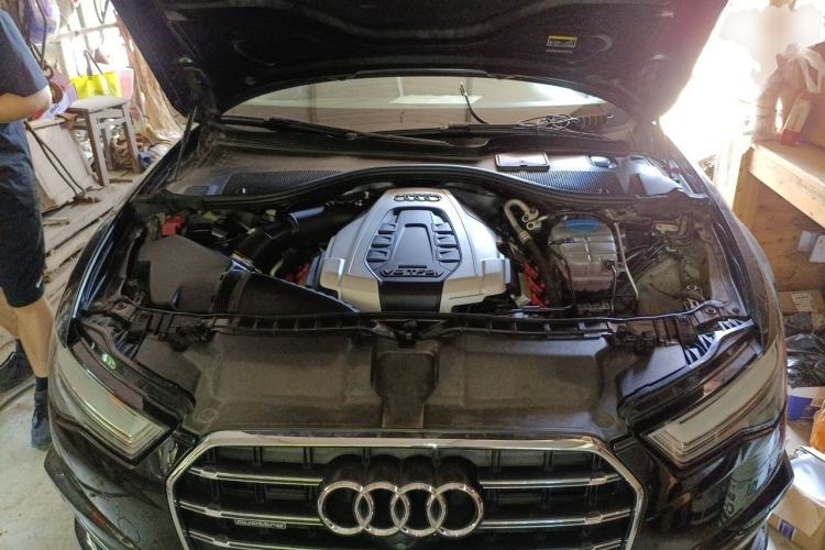Used Audi A6L 2018 30th Anniversary Edition 45 TFSI quattro Sport model Engine Bay