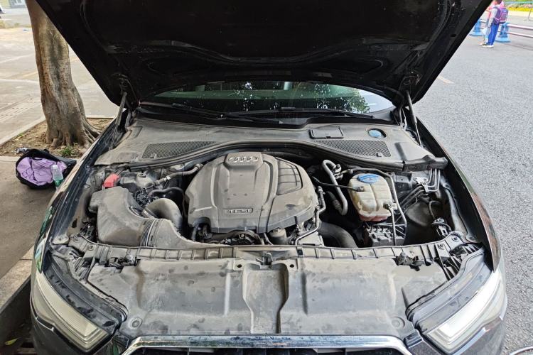 Used Audi A6L 2018 30th Anniversary Edition TFSI Trendy Model Engine Bay