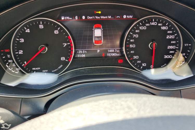 Used Audi A6L 2018 30th Anniversary Edition TFSI Trendy Model Odometer Close Up
