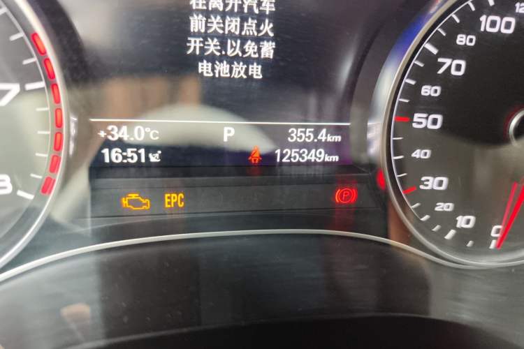 Used Audi A6L 2018 30th Anniversary Edition TFSI Trendy Model Odometer Close Up