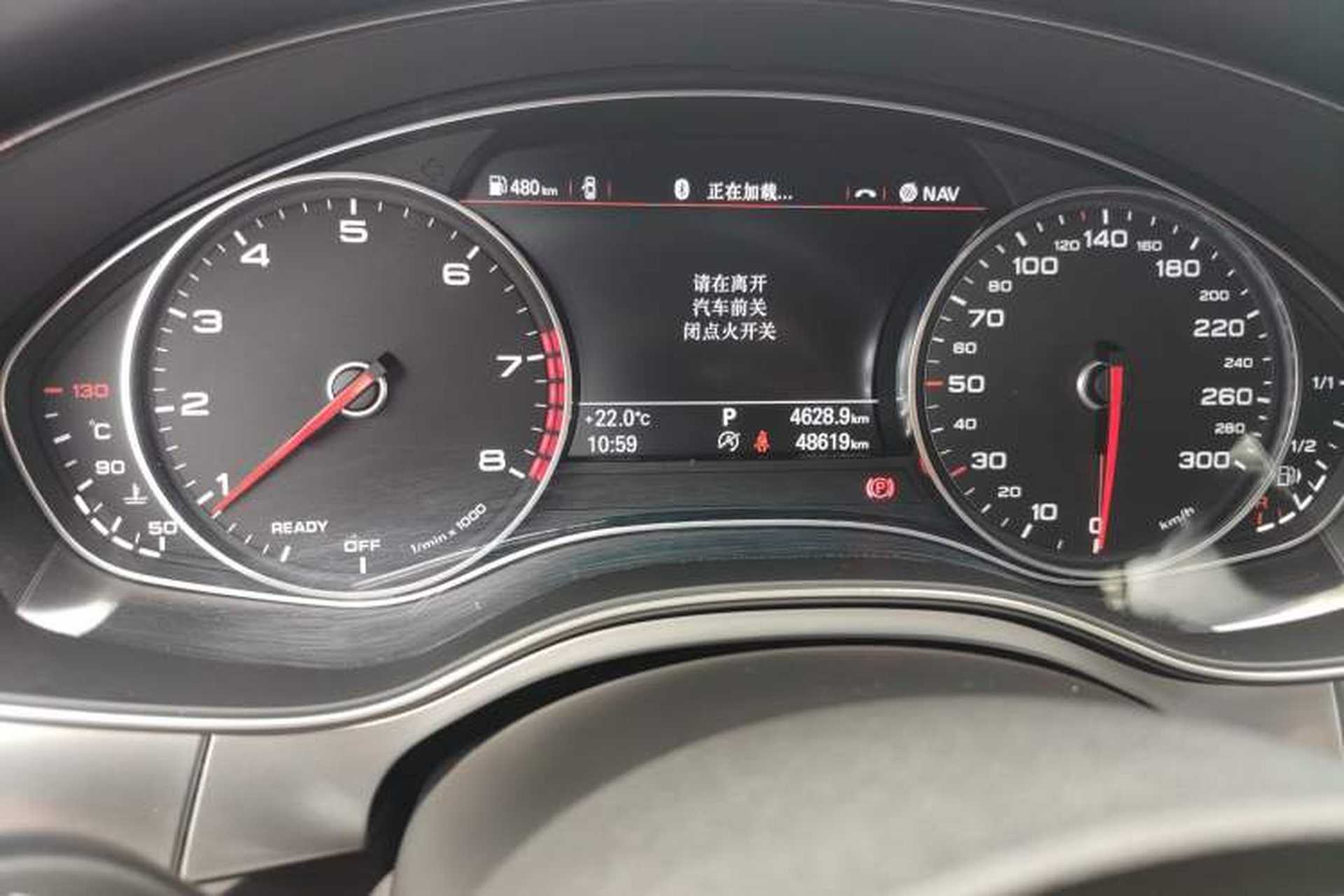 Used Audi A6L 2018 30th Anniversary Edition 35 TFSI Sport Edition Odometer Close Up