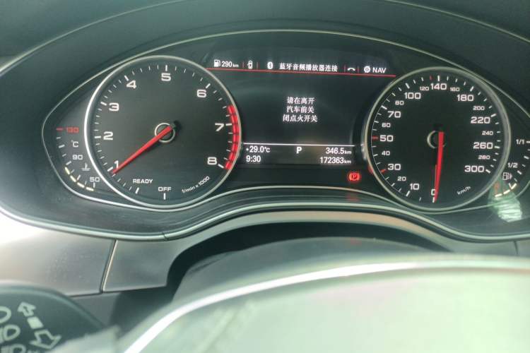 Used Audi A6L 2018 30th Anniversary Edition TFSI Trendy Model Odometer Close Up