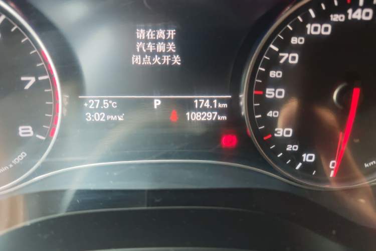 Used Audi A6L 2018 30th Anniversary Edition TFSI Trendy Model Odometer Close Up