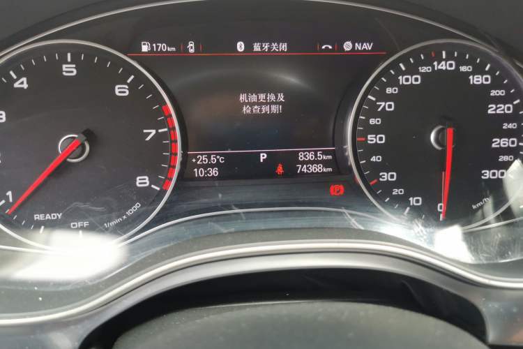Used Audi A6L 2018 30th Anniversary Edition TFSI Trendy Model Odometer Close Up