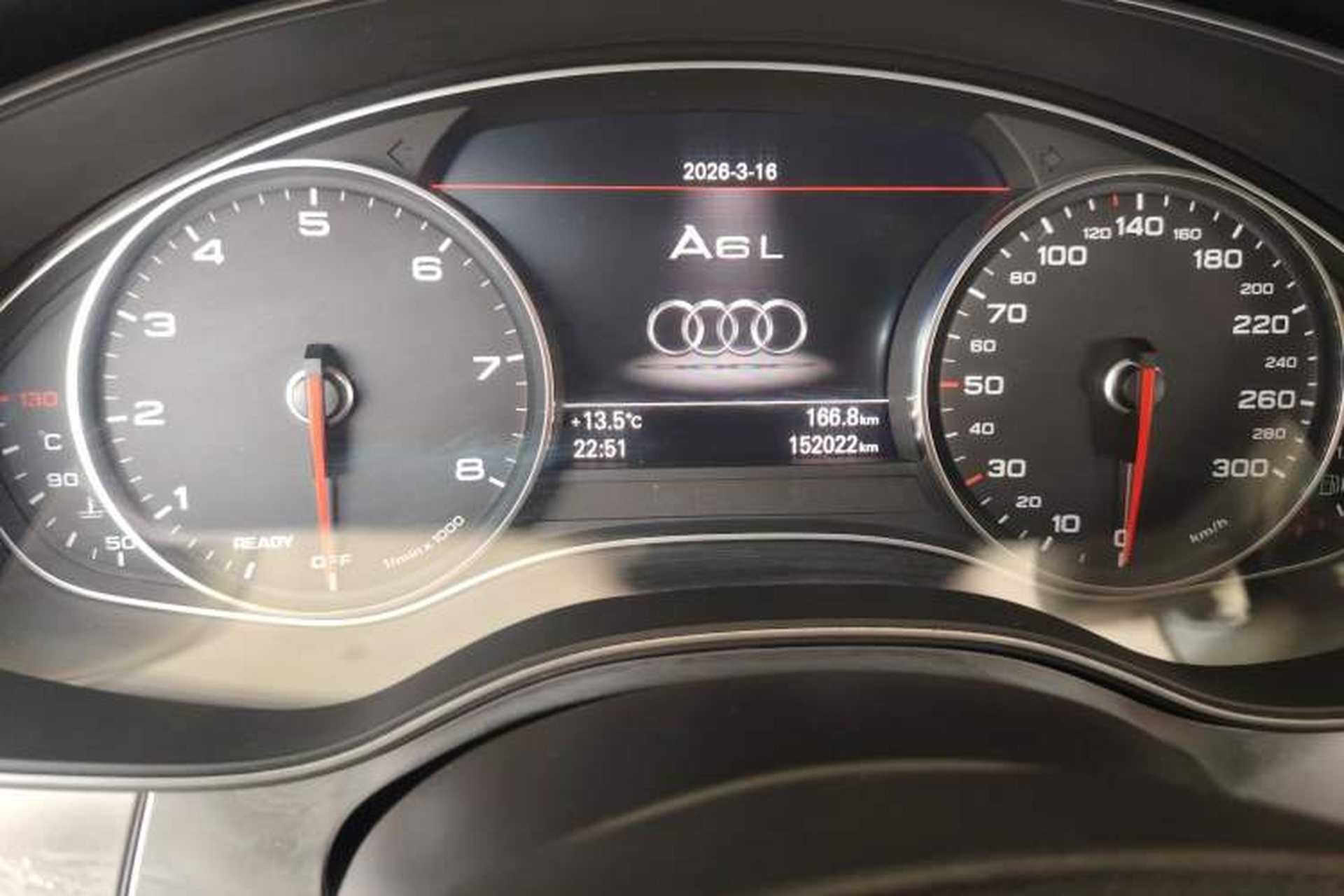Used Audi A6L 2018 30th Anniversary Edition 30 FSI Style Model Odometer Close Up