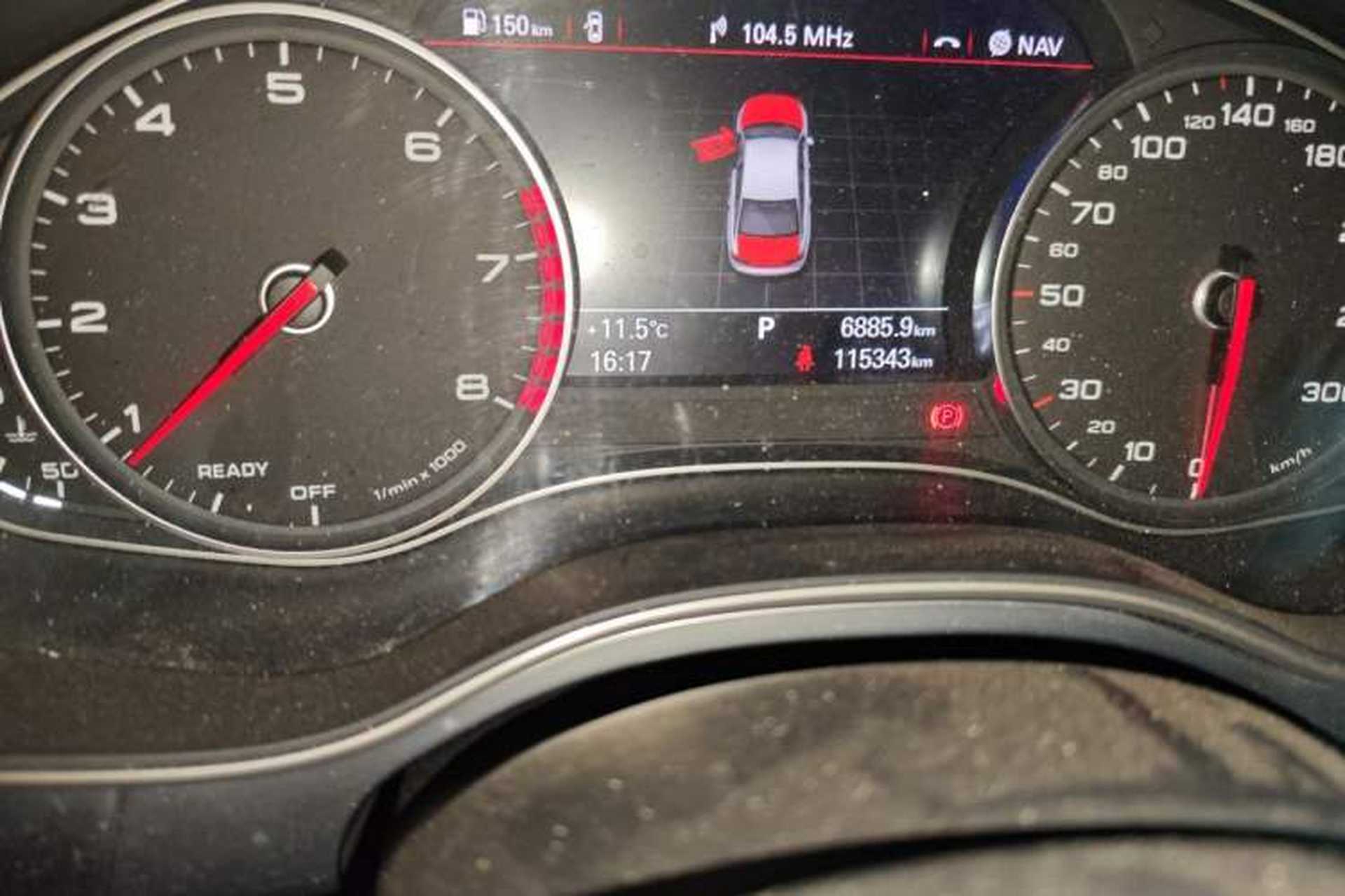 Used Audi A6L 2018 30th Anniversary Edition TFSI Trendy Model Odometer Close Up