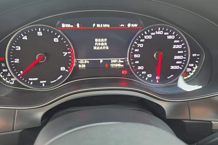 Used Audi A6L 2018 30th Anniversary Edition 35 TFSI Sport Edition Odometer Close Up
