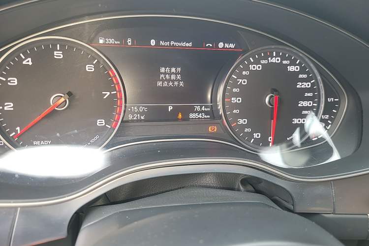 Used Audi A6L 2018 30th Anniversary Edition 45 TFSI quattro Sport model Odometer Close Up