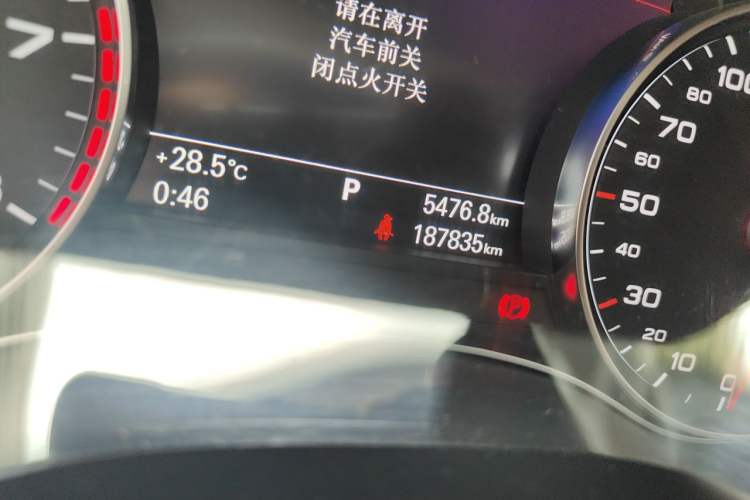 Used Audi A6L 2018 30th Anniversary Edition 35 TFSI Fashion Model Odometer Close Up