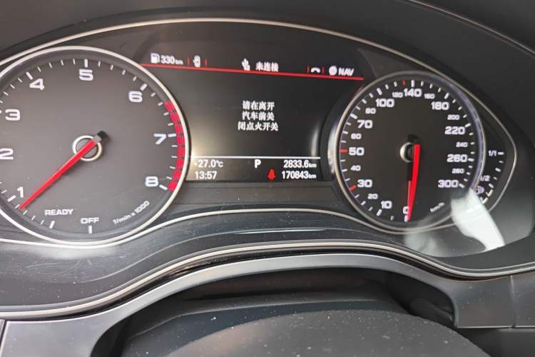 Used Audi A6L 2018 30th Anniversary Edition 45 TFSI quattro Sport model Odometer Close Up