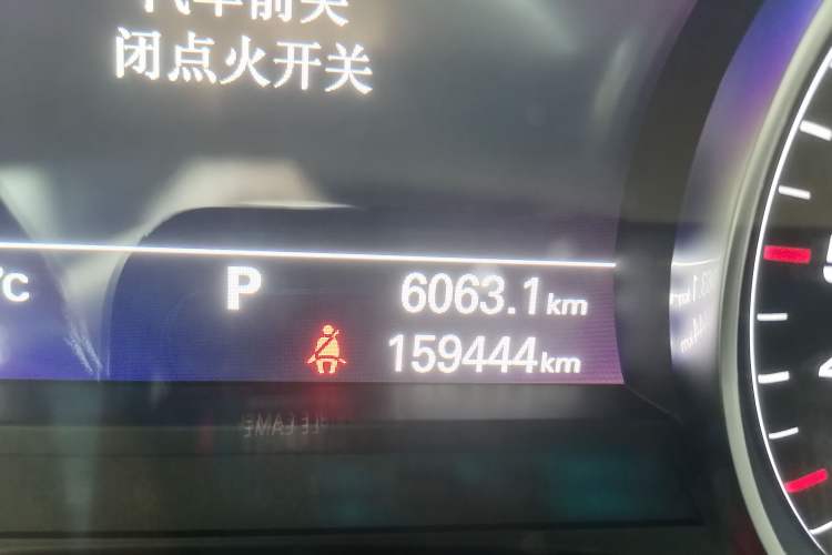 Used Audi A6L 2018 TFSI Collector's Edition Odometer Close Up