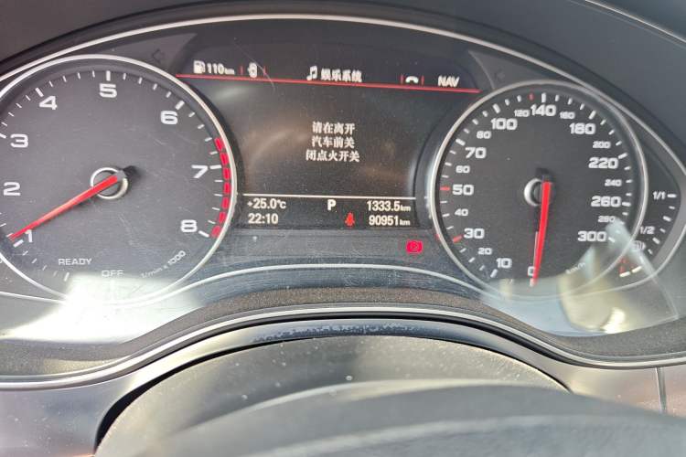 Used Audi A6L 2018 30th Anniversary Edition TFSI Trendy Model Odometer Close Up