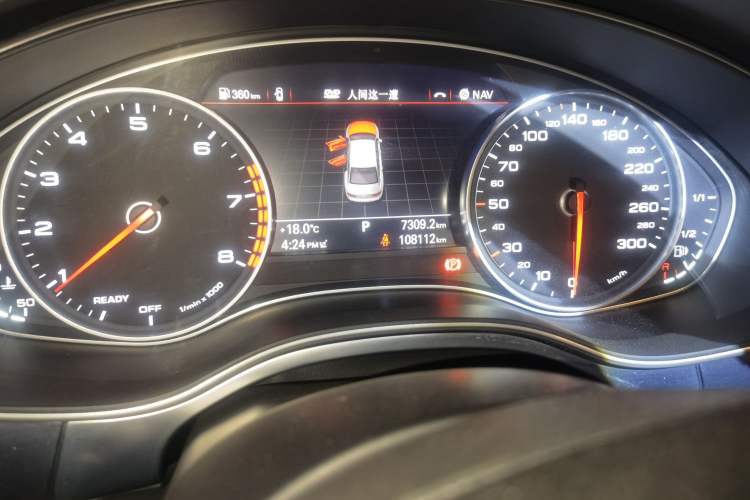 Used Audi A6L 2018 30th Anniversary Edition TFSI Trendy Model Odometer Close Up