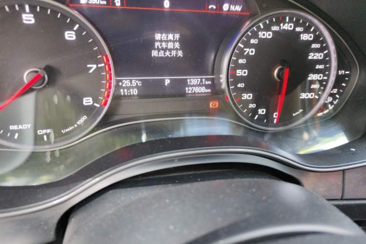 Used Audi A6L 2018 30th Anniversary Edition 35 TFSI Fashion Model Odometer Close Up
