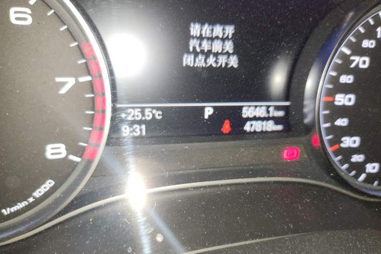 Used Audi A6L 2018 30th Anniversary Edition TFSI Trendy Model Odometer Close Up
