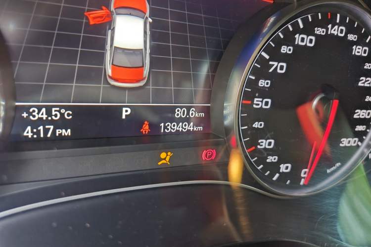 Used Audi A6L 2018 30th Anniversary Edition TFSI Trendy Model Odometer Close Up