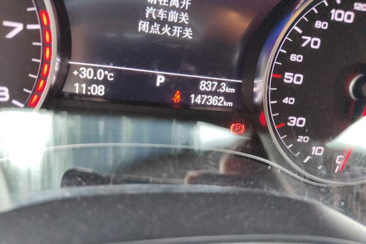 Used Audi A6L 2018 30th Anniversary Edition 35 TFSI Fashion Model Odometer Close Up