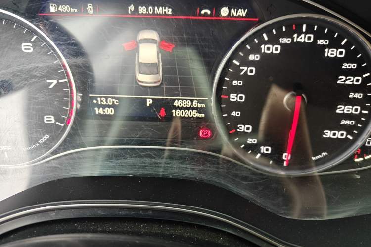 Used Audi A6L 2018 30th Anniversary Edition TFSI Trendy Model Odometer Close Up