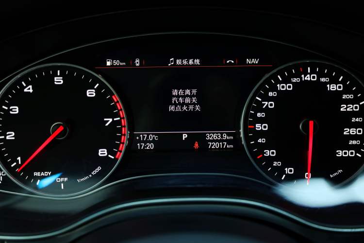 Used Audi A6L 2018 30th Anniversary Edition 45 TFSI quattro Sport model Odometer Close Up