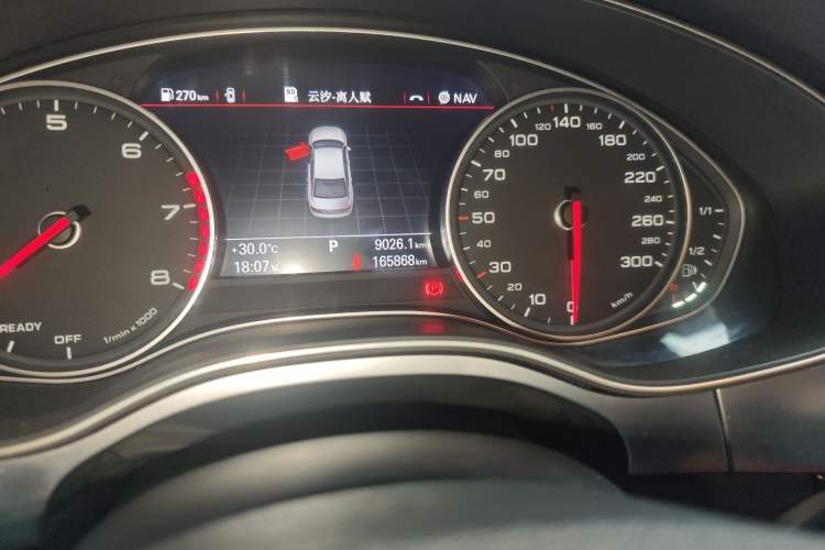Used Audi A6L 2018 30th Anniversary Edition TFSI Trendy Model Odometer Close Up