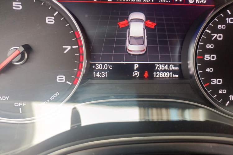 Used Audi A6L 2018 30th Anniversary Edition TFSI Trendy Model Odometer Close Up
