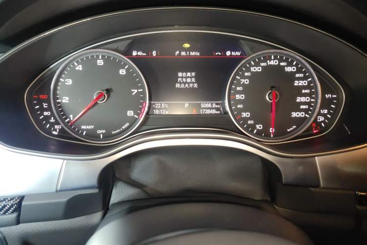 Used Audi A6L 2018 30th Anniversary Edition 45 TFSI quattro Sport model Odometer Close Up