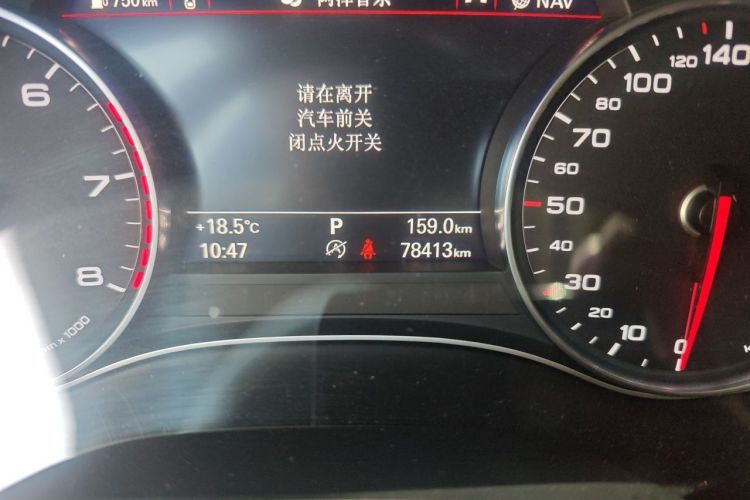 Used Audi A6L 2018 30th Anniversary Edition 30 FSI Style Model Odometer Close Up
