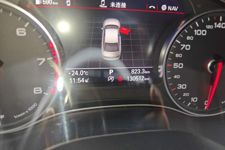 Used Audi A6L 2018 30th Anniversary Edition TFSI Trendy Model Odometer Close Up