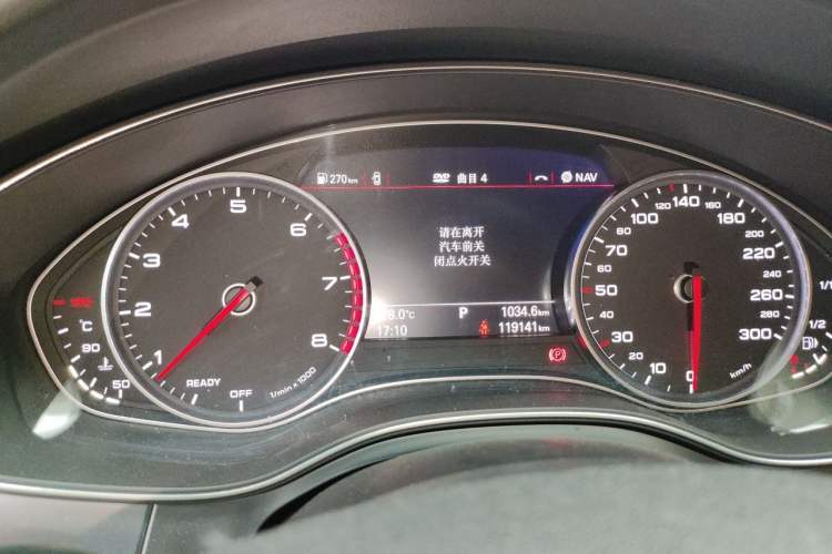 Used Audi A6L 2018 30th Anniversary Edition 30 FSI Style Model Odometer Close Up