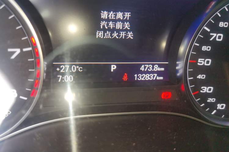 Used Audi A6L 2018 35 TFSI Collector's Edition Odometer Close Up