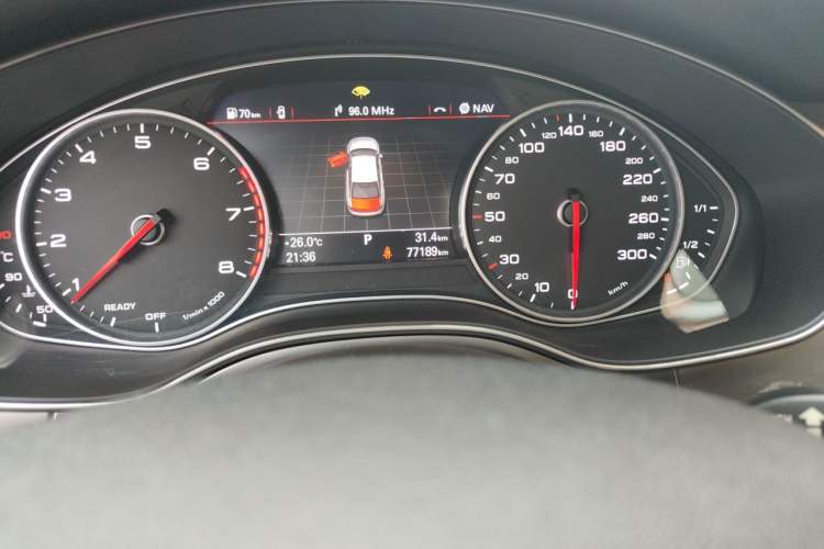 Used Audi A6L 2018 30th Anniversary Edition 30 FSI Style Model Odometer Close Up