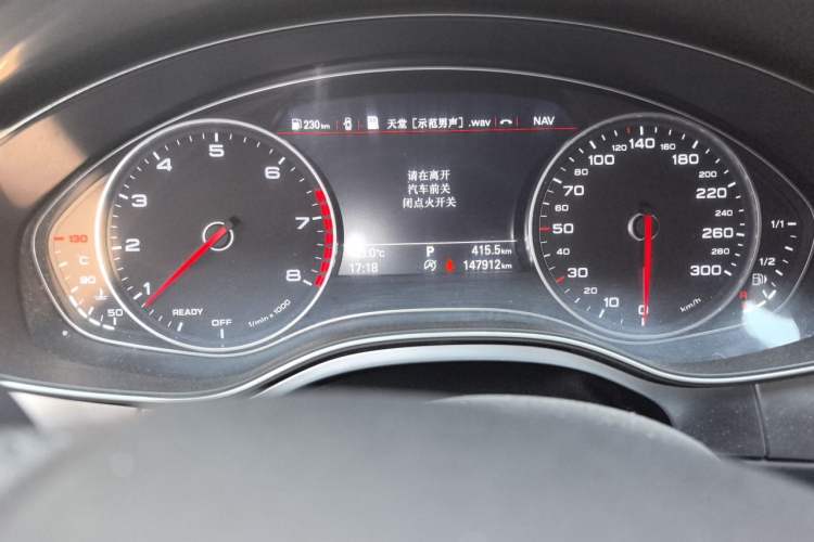 Used Audi A6L 2018 30th Anniversary Edition TFSI Trendy Model Odometer Close Up