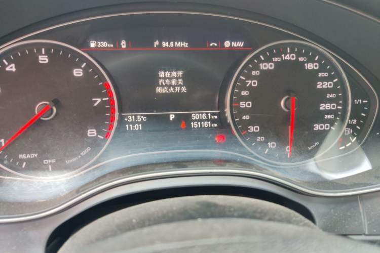 Used Audi A6L 2018 30th Anniversary Edition TFSI Trendy Model Odometer Close Up