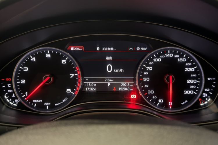 Used Audi A6L 2018 30th Anniversary Edition TFSI Trendy Model Odometer Close Up