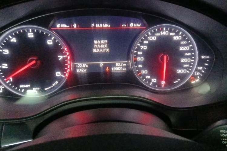 Used Audi A6L 2018 30th Anniversary Edition TFSI Trendy Model Odometer Close Up