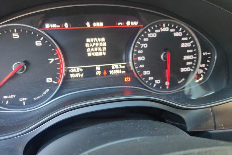 Used Audi A6L 2018 30th Anniversary Edition TFSI Trendy Model Odometer Close Up