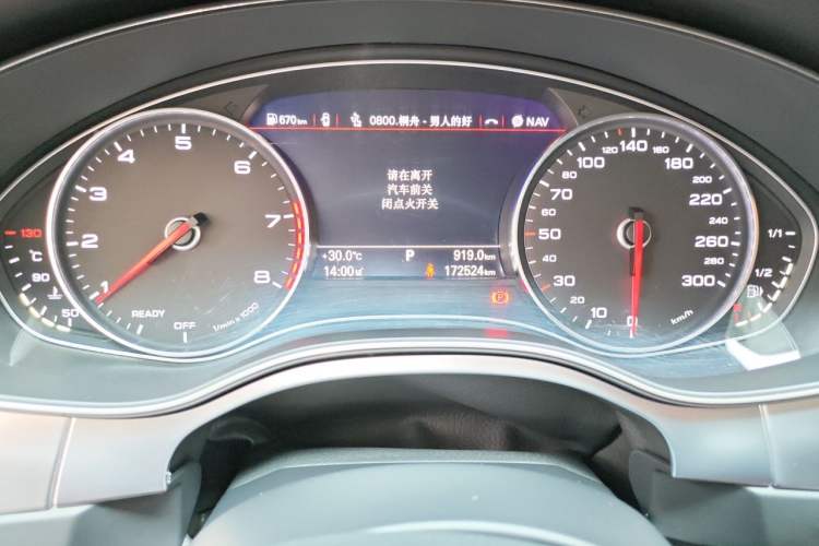 Used Audi A6L 2018 30th Anniversary Edition 35 TFSI Fashion Model Odometer Close Up