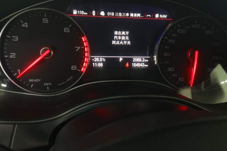 Used Audi A6L 2018 30th Anniversary Edition TFSI Trendy Model Odometer Close Up