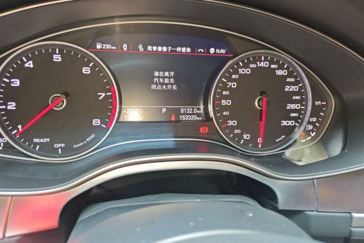 Used Audi A6L 2018 35 TFSI Collector's Edition Odometer Close Up
