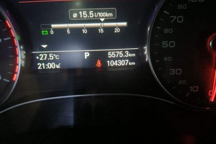 Used Audi A6L 2018 30th Anniversary Edition TFSI Trendy Model Odometer Close Up