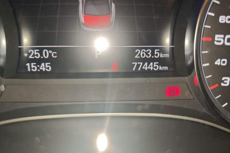 Used Audi A6L 2018 30th Anniversary Edition TFSI Trendy Model Odometer Close Up