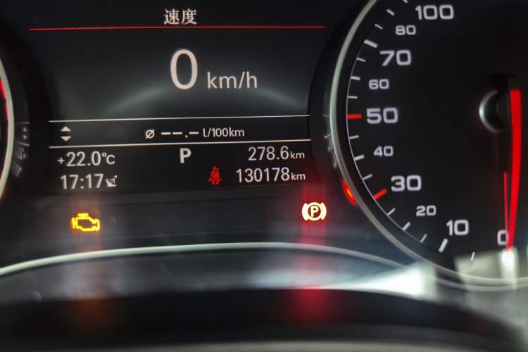 Used Audi A6L 2018 30th Anniversary Edition TFSI Trendy Model Odometer Close Up