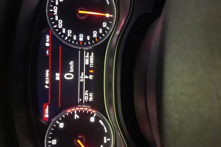 Used Audi A6L 2018 30th Anniversary Edition TFSI Trendy Model Odometer Close Up