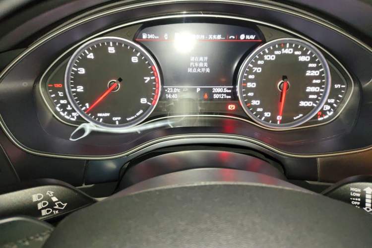 Used Audi A6L 2018 30th Anniversary Edition TFSI Trendy Model Odometer Close Up
