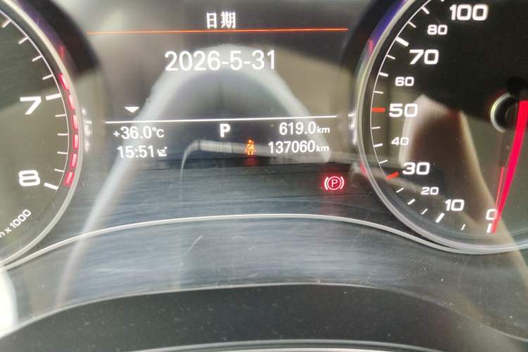 Used Audi A6L 2018 30th Anniversary Edition 35 TFSI Fashion Model Odometer Close Up