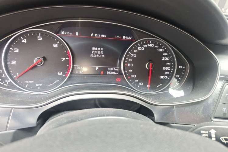 Used Audi A6L 2018 30th Anniversary Edition TFSI Trendy Model Odometer Close Up