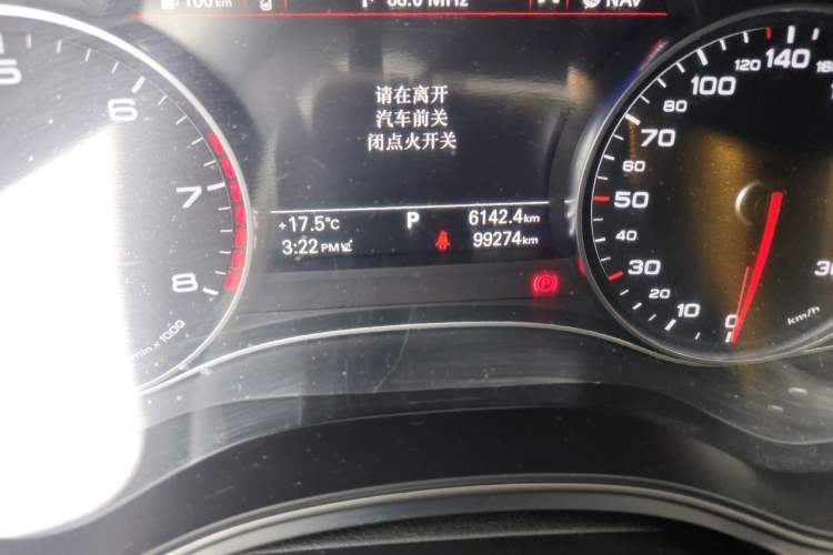 Used Audi A6L 2018 30th Anniversary Edition TFSI Trendy Model Odometer Close Up